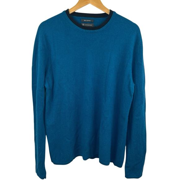 INC International Concepts Women's Teal 100% Cashmere Long Sleeve Sweater Size L - Picture 1 of 10